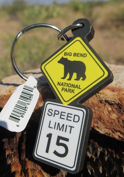 Bear Crossing Keychain - Click Image to Close