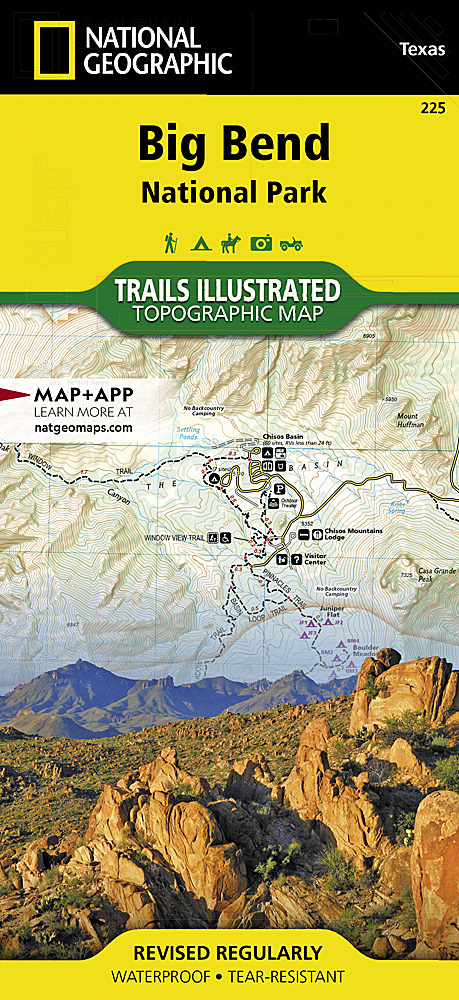 2024 Trails Illustrated Map: Big Bend National Park